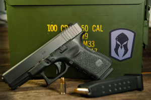 Glock 19 and the Monderno Subdued Logo Sticker